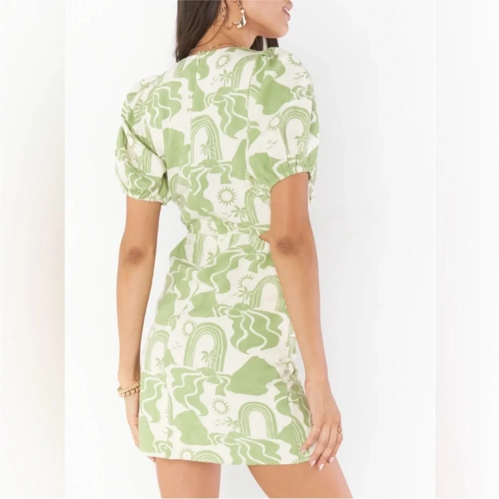 Show Me Your Mumu Jessa Tropical Print Mini Dress - Picture 5 of 10